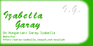 izabella garay business card